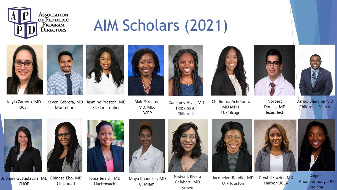 APPD AIM Scholars 2021