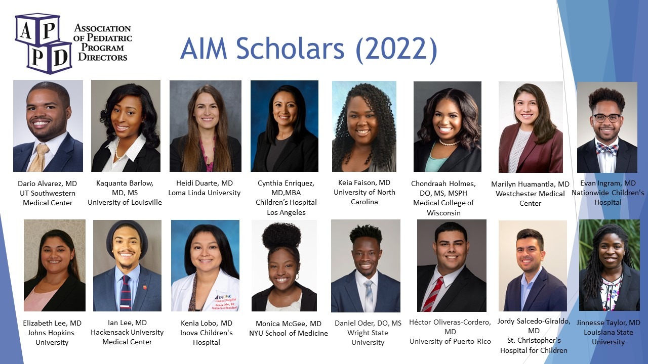 APPD AIMS 2022 Cohort