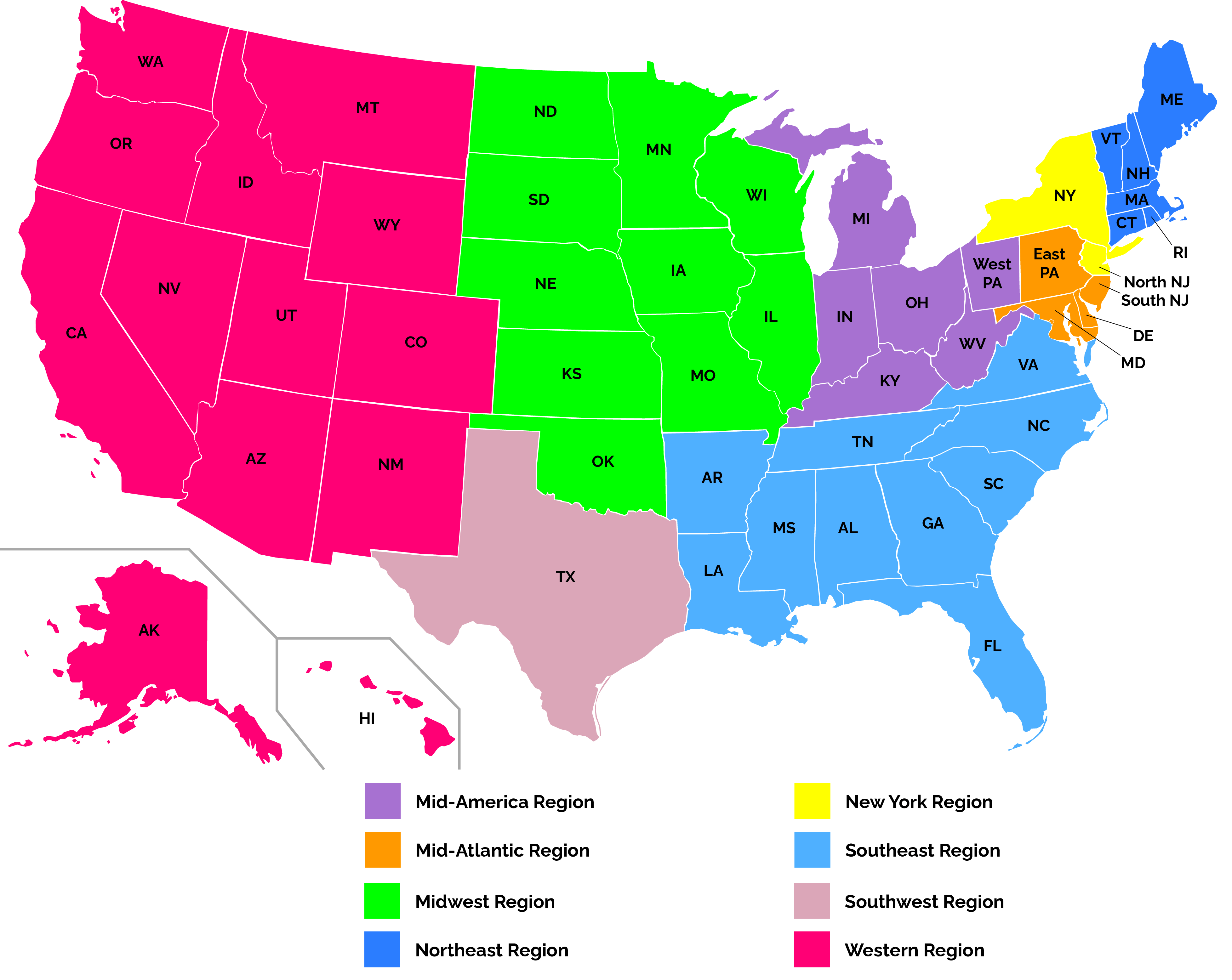 RegionMap RegionMap